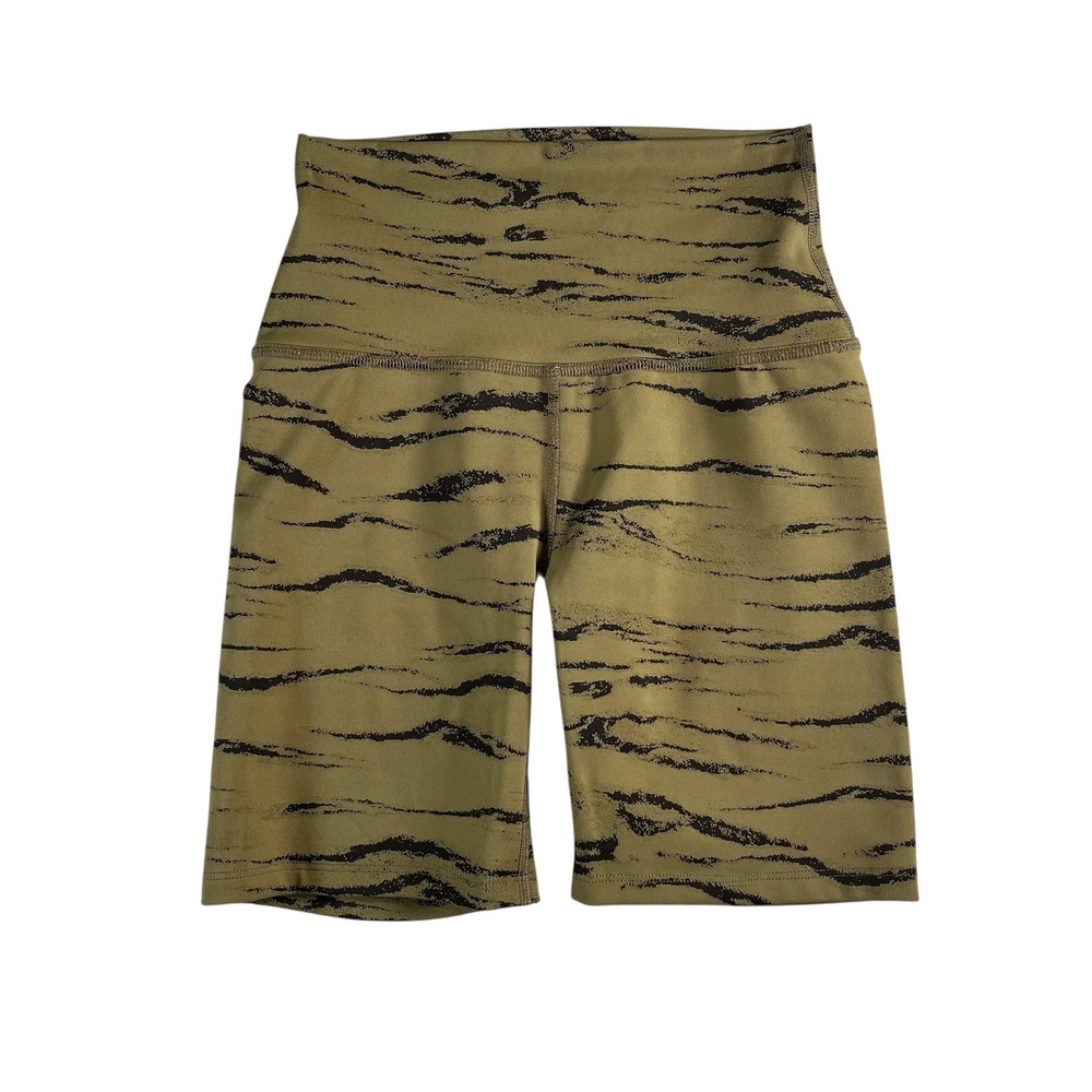 Beyond Yoga Women's Green/Black Keep Pace 7" Biker Short Size‎ XS